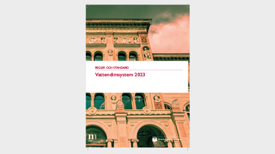 Bokomslag till Vattendimsystem Regler och standard