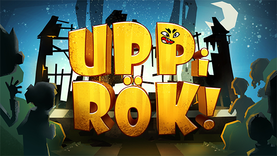 Illustration upp i rök