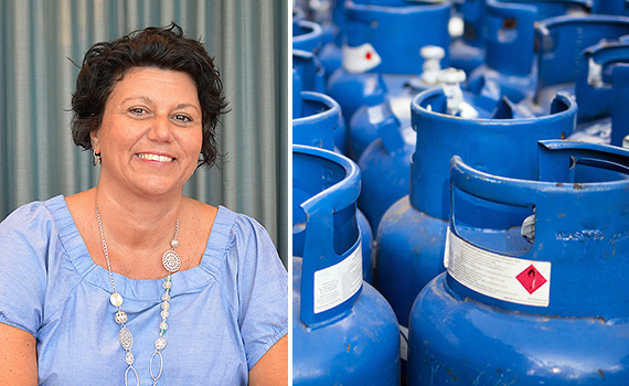 Marina Lindegren och brandfarliga varor