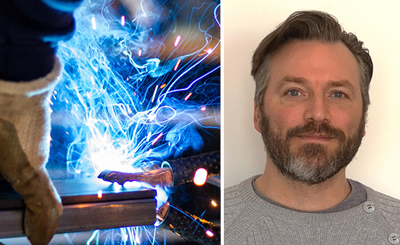 Någon som svetsar och bild på Bjoern Koetz Wildt