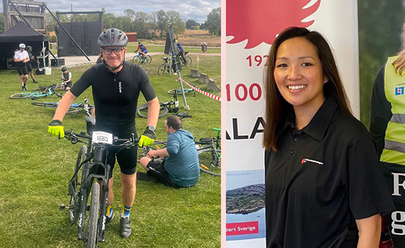 Porträttfoto Mikael Wallsten och Mikaela Näslund