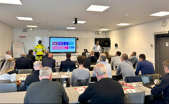 Personer i en föreläsningssal