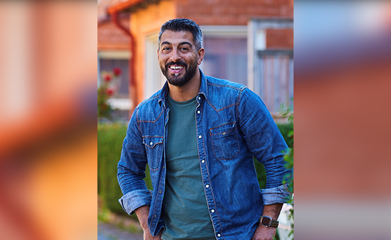 Porträttfoto på Saman Fattah, samordnare för CIP Västra Götaland